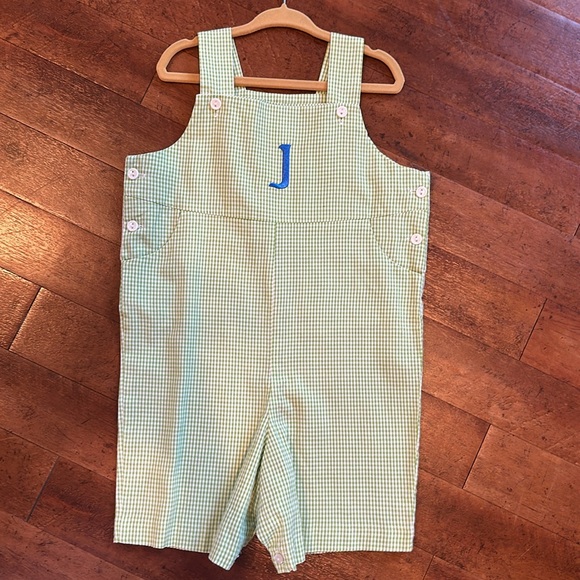 Set of 3 Mondayβs Child Rompers - size 4T ideal for summer - with initial βJβ. - Picture 10 of 17